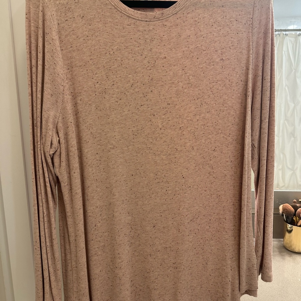 Long sleeve Pink Speckled Old Navy Top